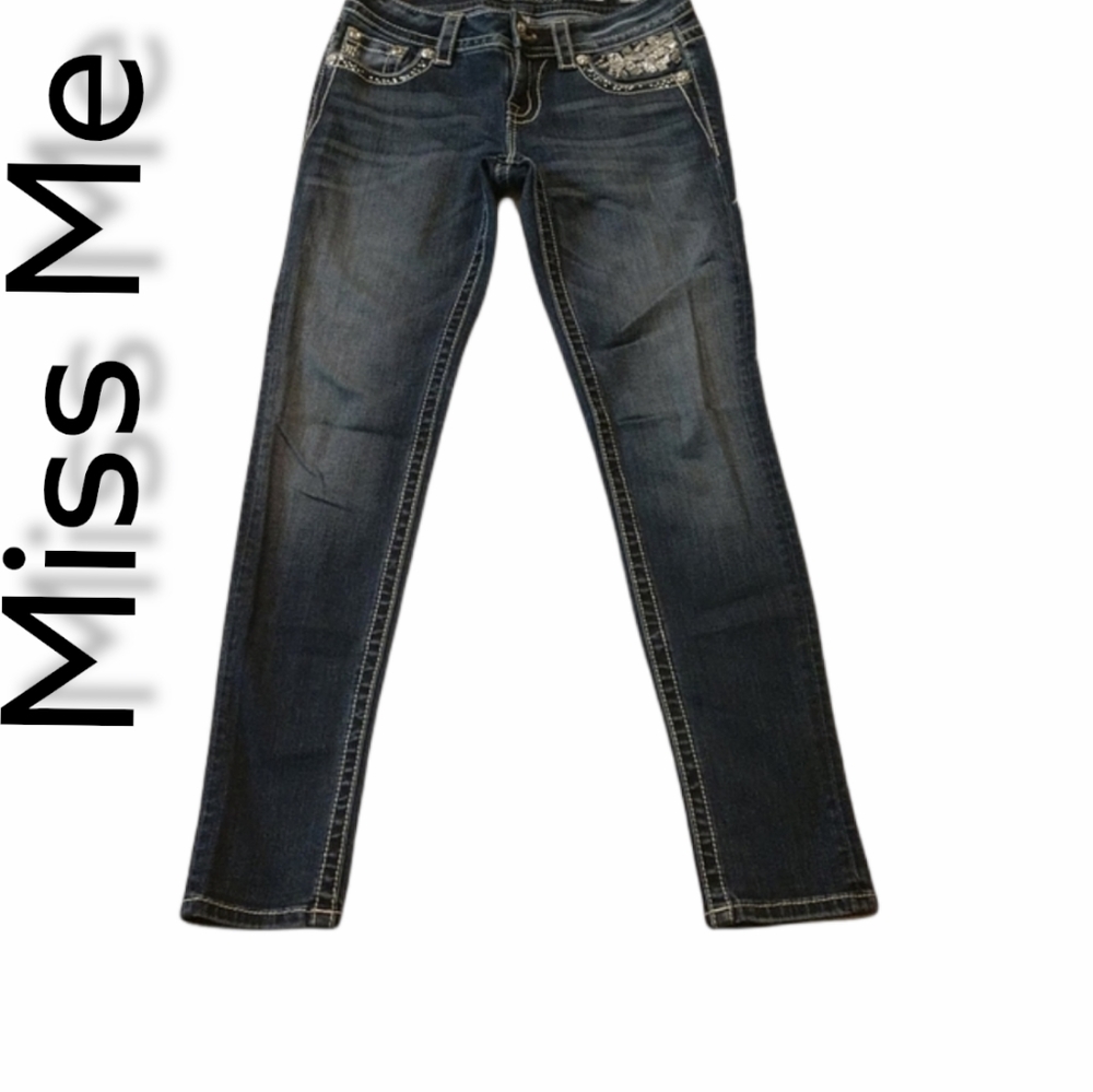 Miss Me Signature Skinny Jeans sz 26 - Picture 1 of 11
